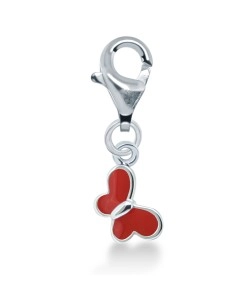 Butterfly Shaped Silver Charms CH-28
